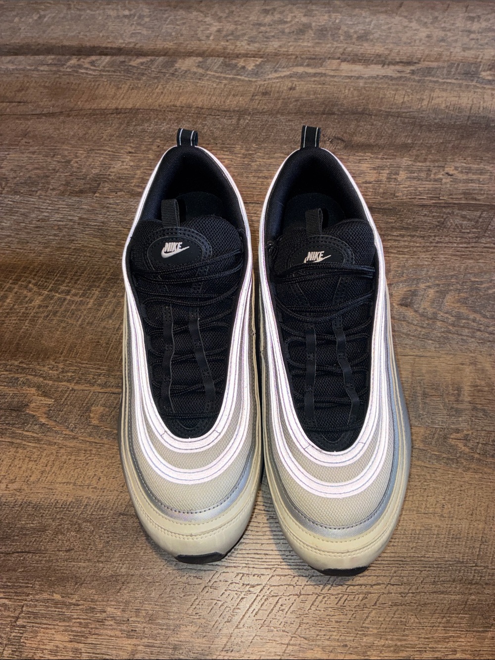 Nike Air Max 97 - Black with Silver and White Accents